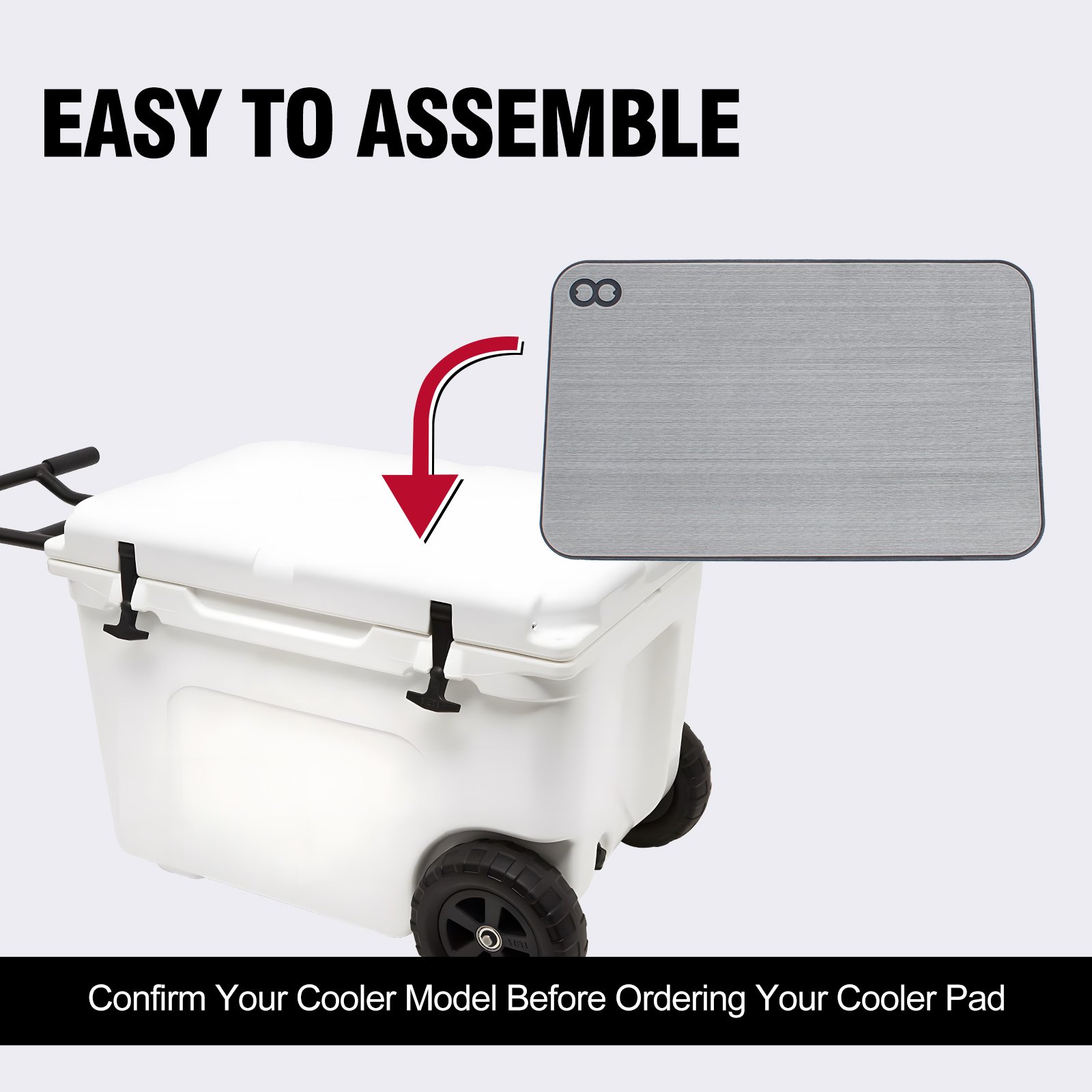 WOOWAVE Eva Mat Cooler Pad Ice Cooler Box Pad Cooler Box Pad for YETI Tundra Haul
