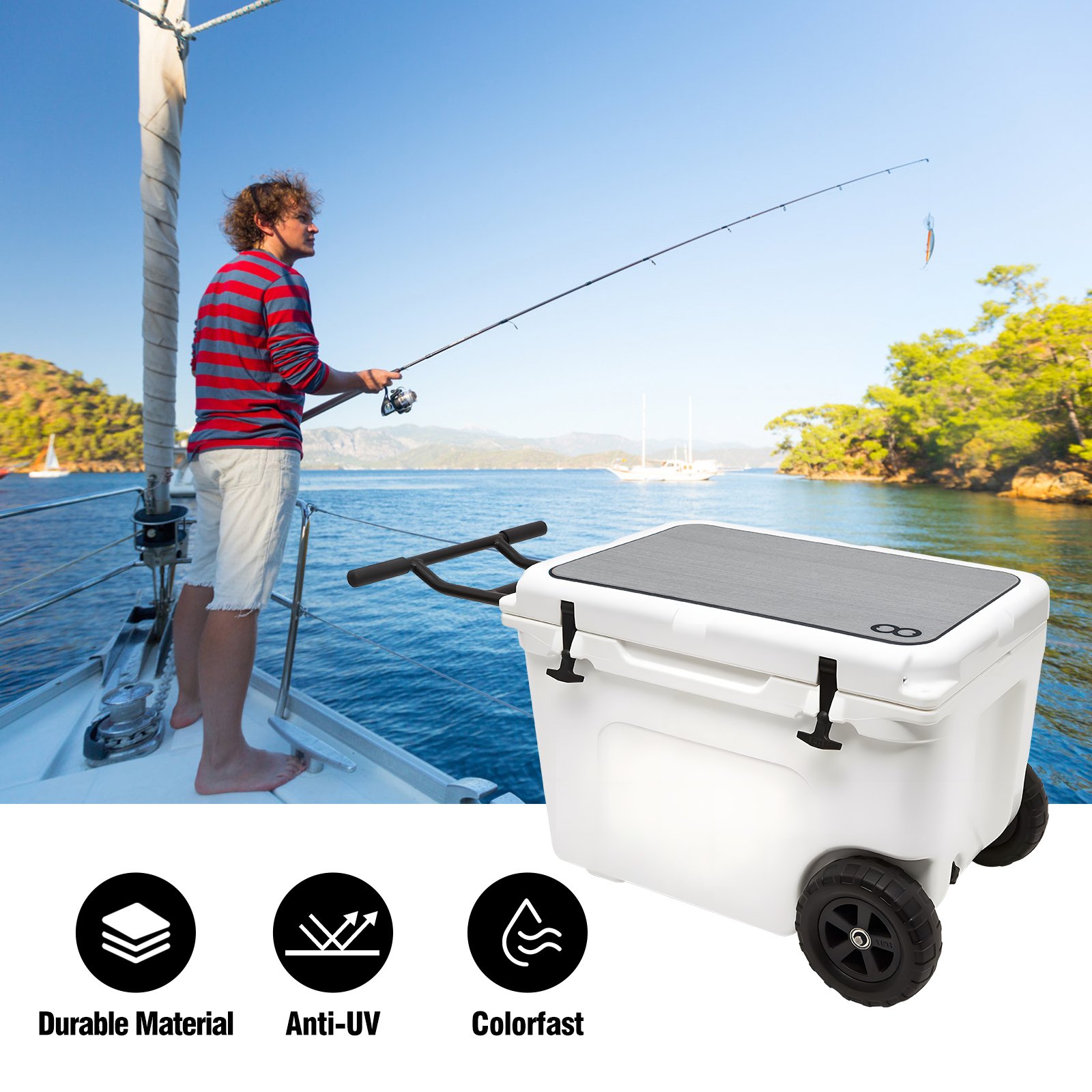 WOOWAVE Eva Mat Cooler Pad Ice Cooler Box Pad Cooler Box Pad for YETI Tundra Haul