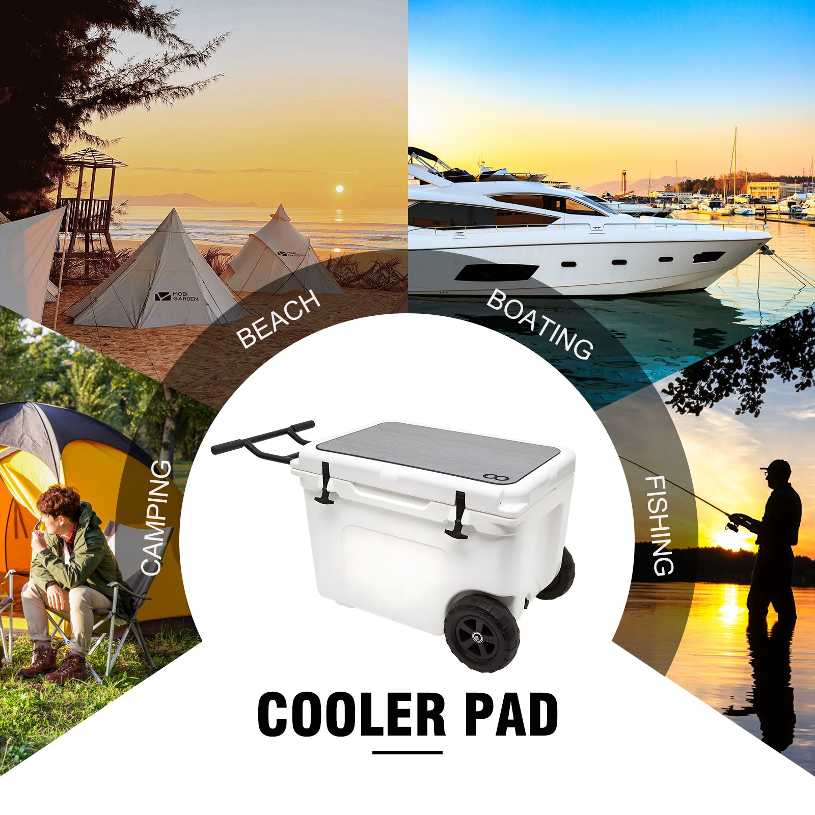 WOOWAVE Eva Mat Cooler Pad Ice Cooler Box Pad Cooler Box Pad for YETI Tundra Haul