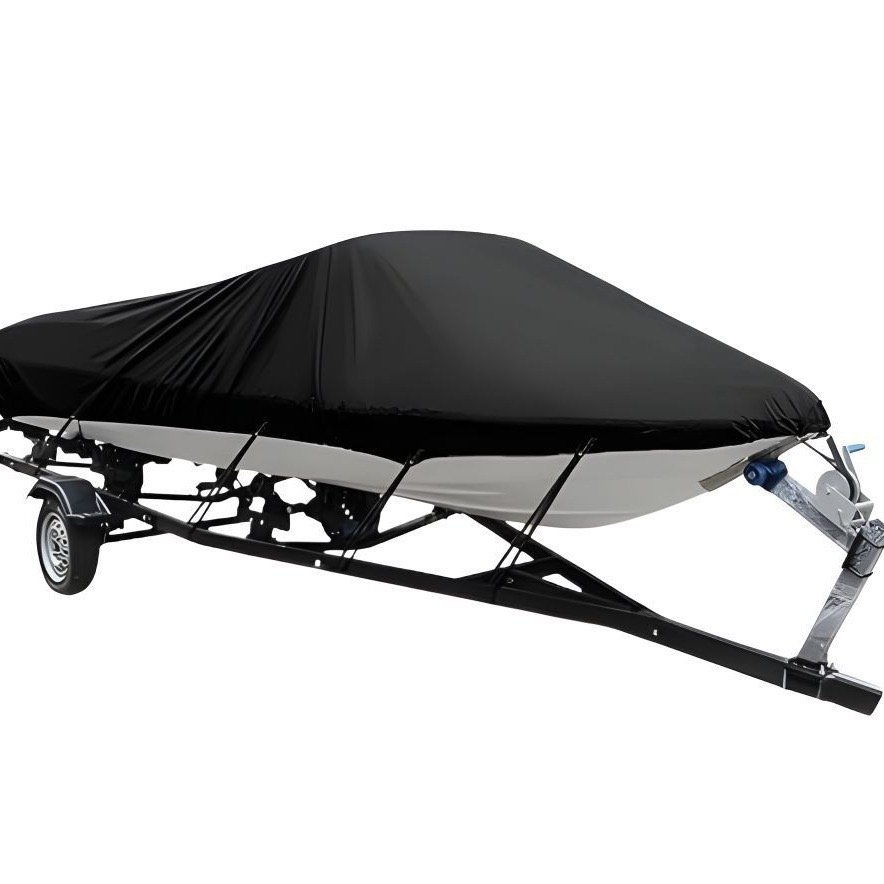 UV Resistant V-Hull Boat Cover for Trailerable Fishing Boats Covers