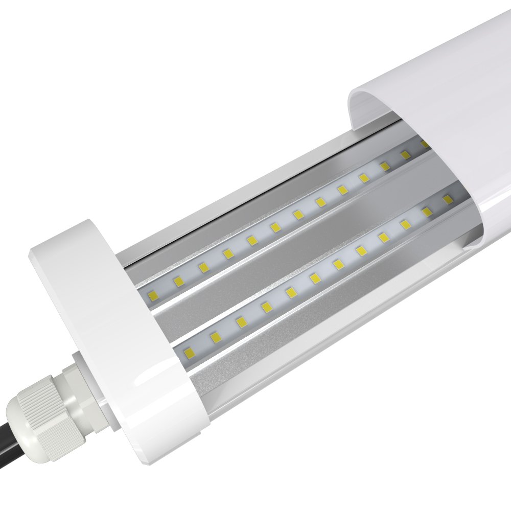 LED Tri-Proof Light Hot Product Tunable CCT Selectable IP65 Waterproof 130lm/w Linear 5 Years with CE Rohs for Parking Garage