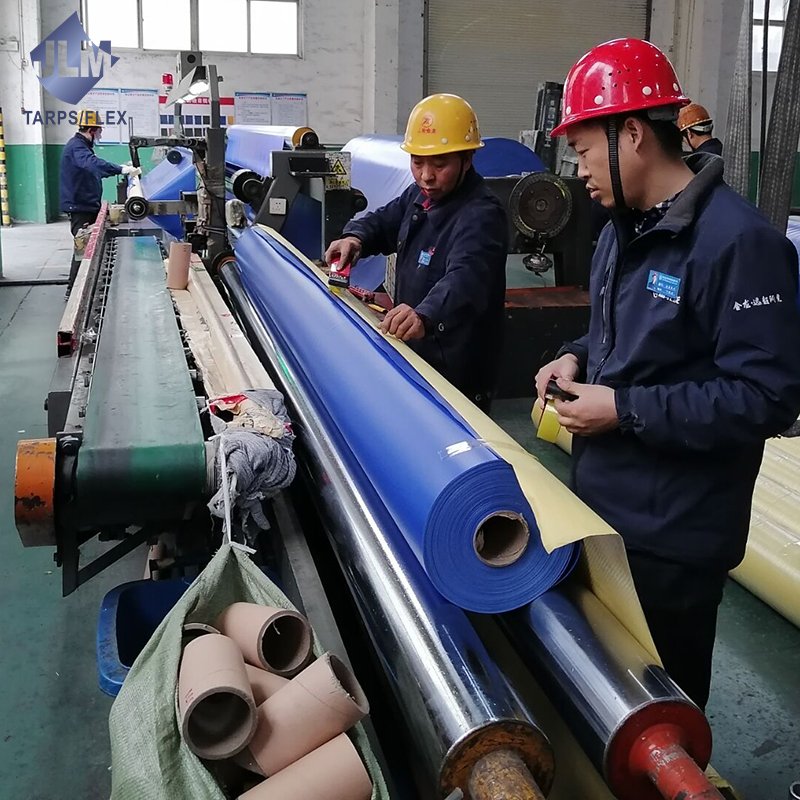 Heavy Duty 650 Gsm PVC Truck Tarpaulin Fabric Waterproof Plastic 0.9mm PVC Tarpaulin Roll