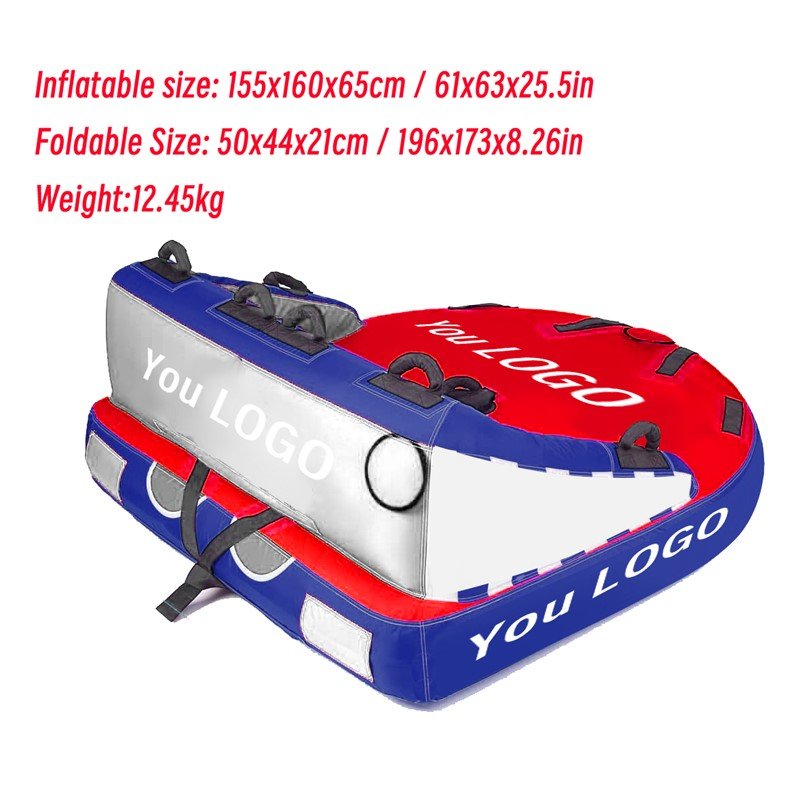 Nylon Cover Inflatable Tubes Commercial Boat Towable Tube for Factory Boating
