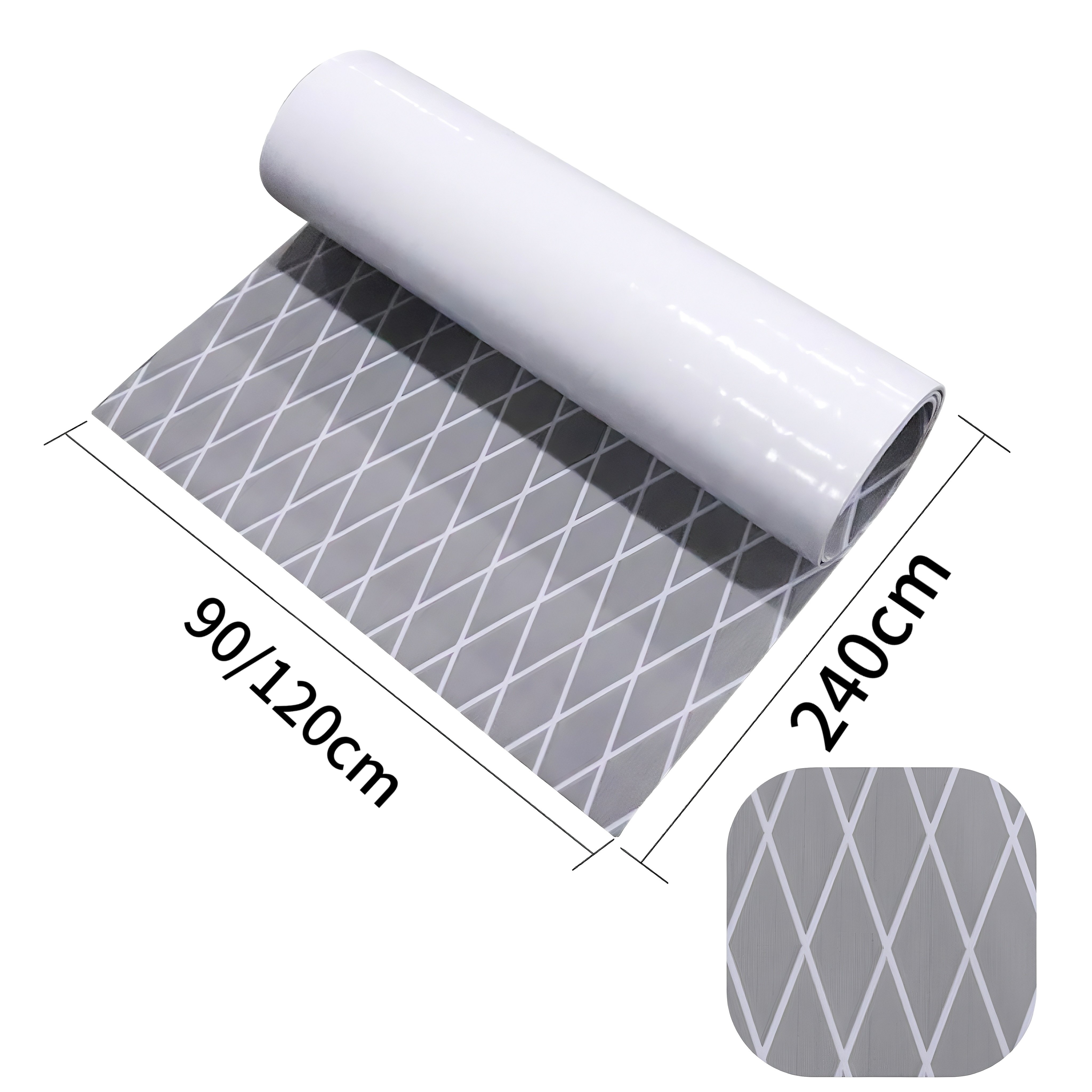 HEROES Composite Brushed Durable EVA Carpet Foam Covering Synthetic Teak Brushed Outdoor Flooring Boat Flooring Marine Decking