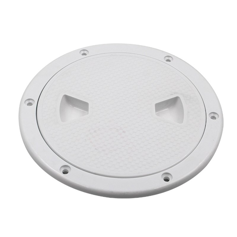 4 Inch ABS Round Deck Plates With Anti-Slip Function Hatch Cover Inspection Hole Marine Supplies