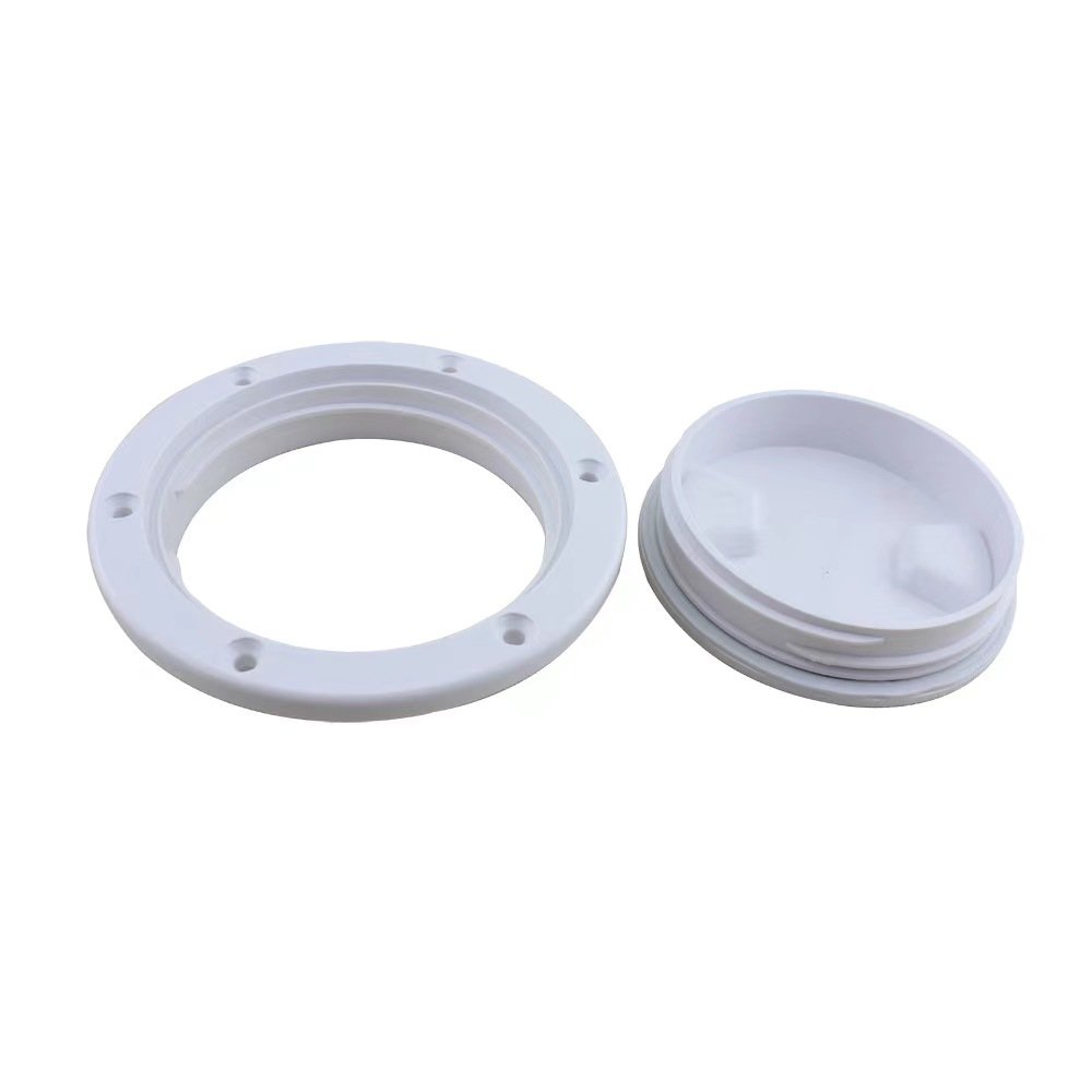 4 Inch ABS Hatch Cover Inspection Hole Round Deck Plates with Anti-slip Function