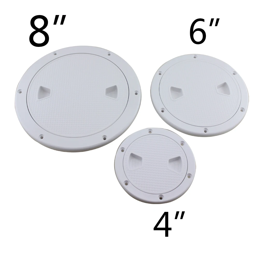 4 Inch ABS Hatch Cover Inspection Hole Round Deck Plates with Anti-slip Function