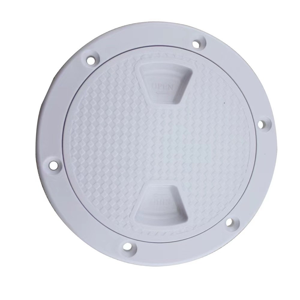 4 Inch ABS Hatch Cover Inspection Hole Round Deck Plates with Anti-slip Function