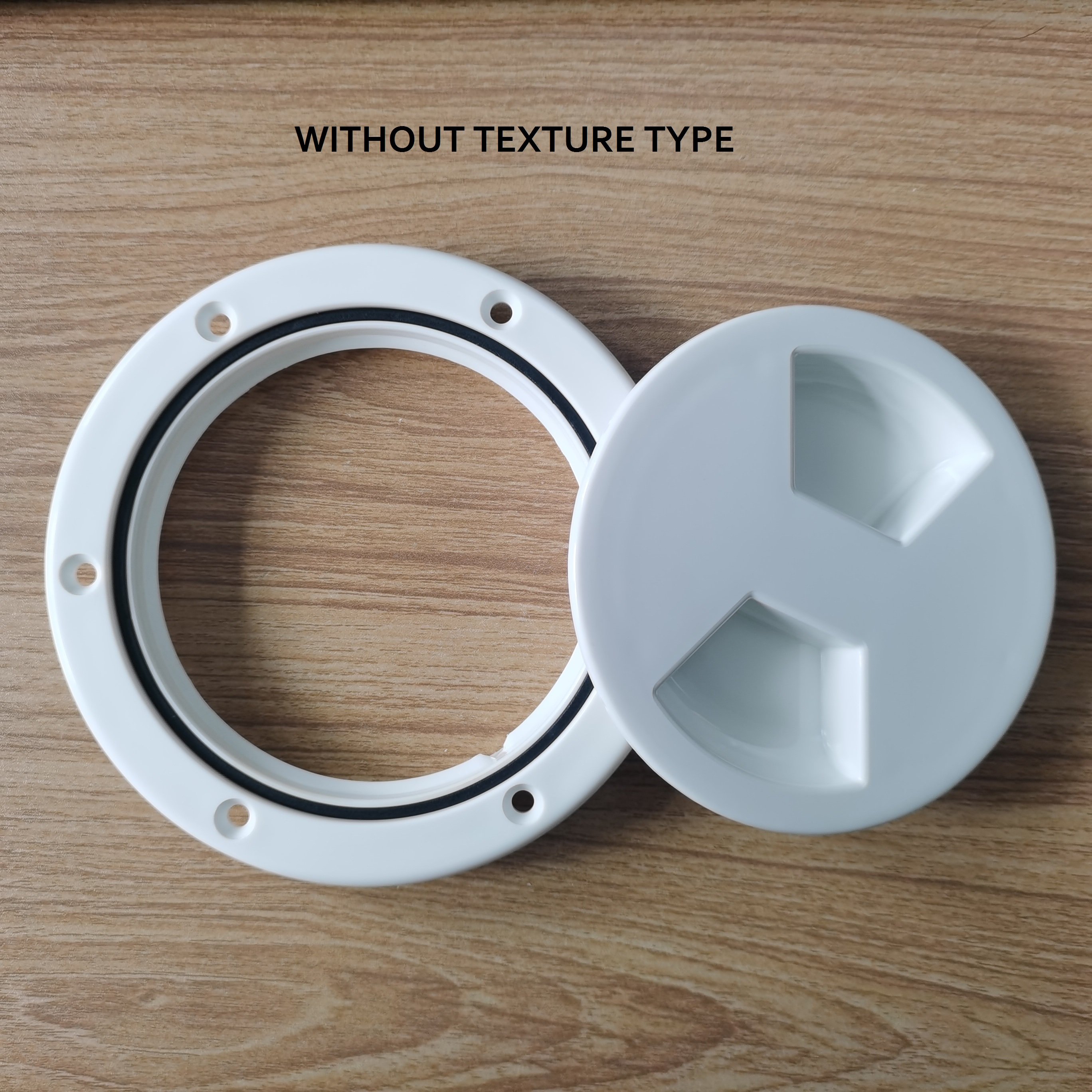 4 Inch ABS Hatch Cover Inspection Hole Round Deck Plates with Anti-slip Function