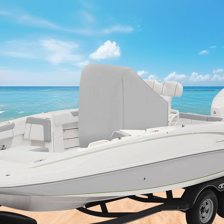 HOMFUL 13 Years Factory Center Console Cover Waterproof for Fishing Marine Boat