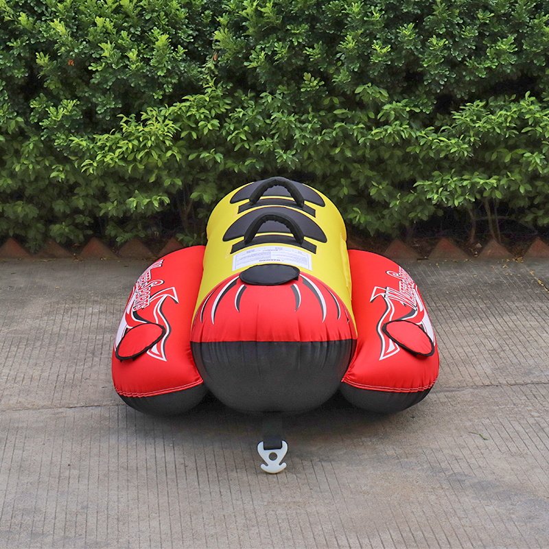 Super Towable Tube for Boating ,1-2 Person Banana Inflatable Boat Tube for Water Sports, Nylon Cover Towable Water Tube