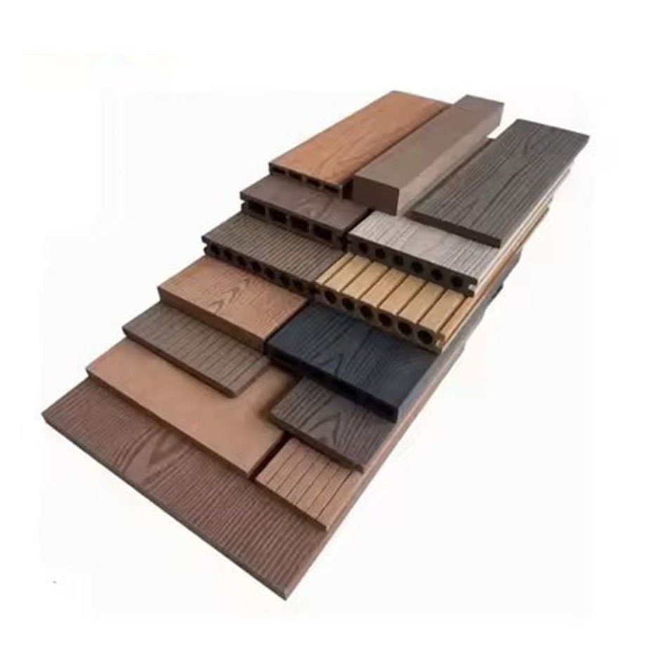 Hollow Wood Plastic Composite Decking Waterproof Outdoor Wpc Decking Floor