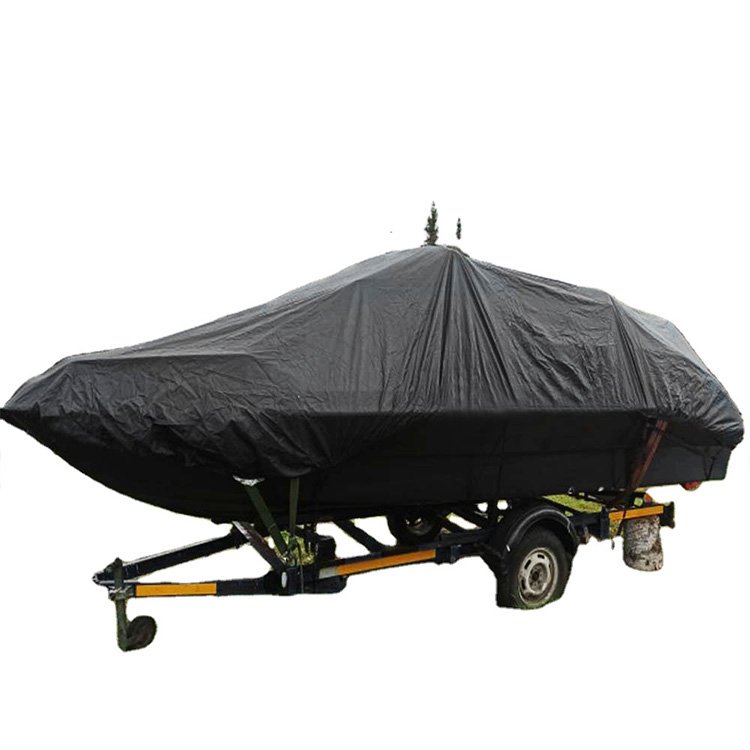 600D Oxford Cloth Color Boat Cover 18 '-20' Heavy Duty Waterproof Boat Cover for V-Shaped Hull