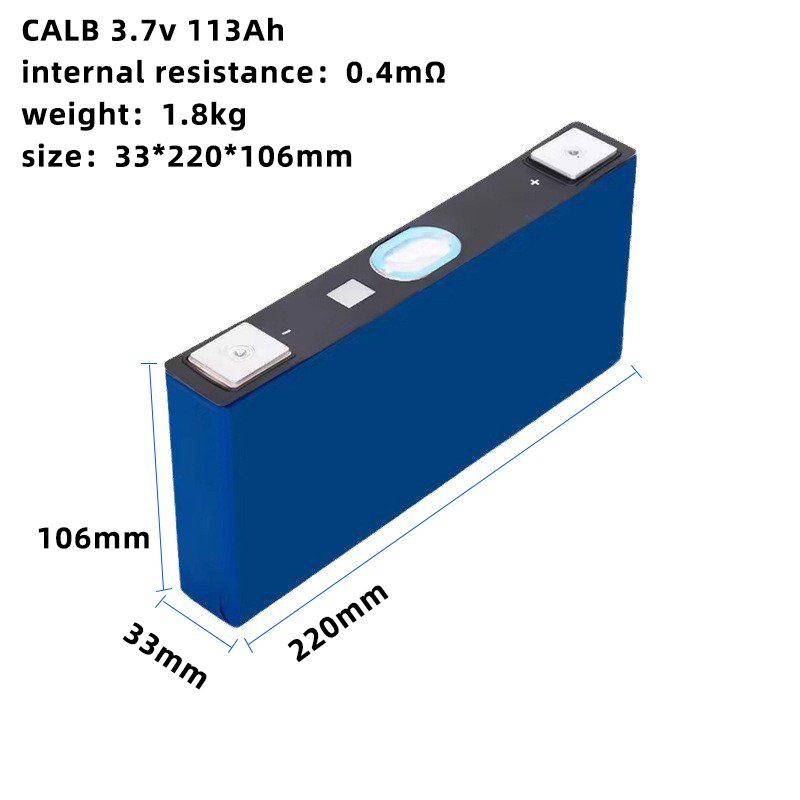 HHPOWER CALB 3.7v 113ah Prismatic NMC Lipo Battery Cells with Long CycleLife Car Lithium Ion Batteries