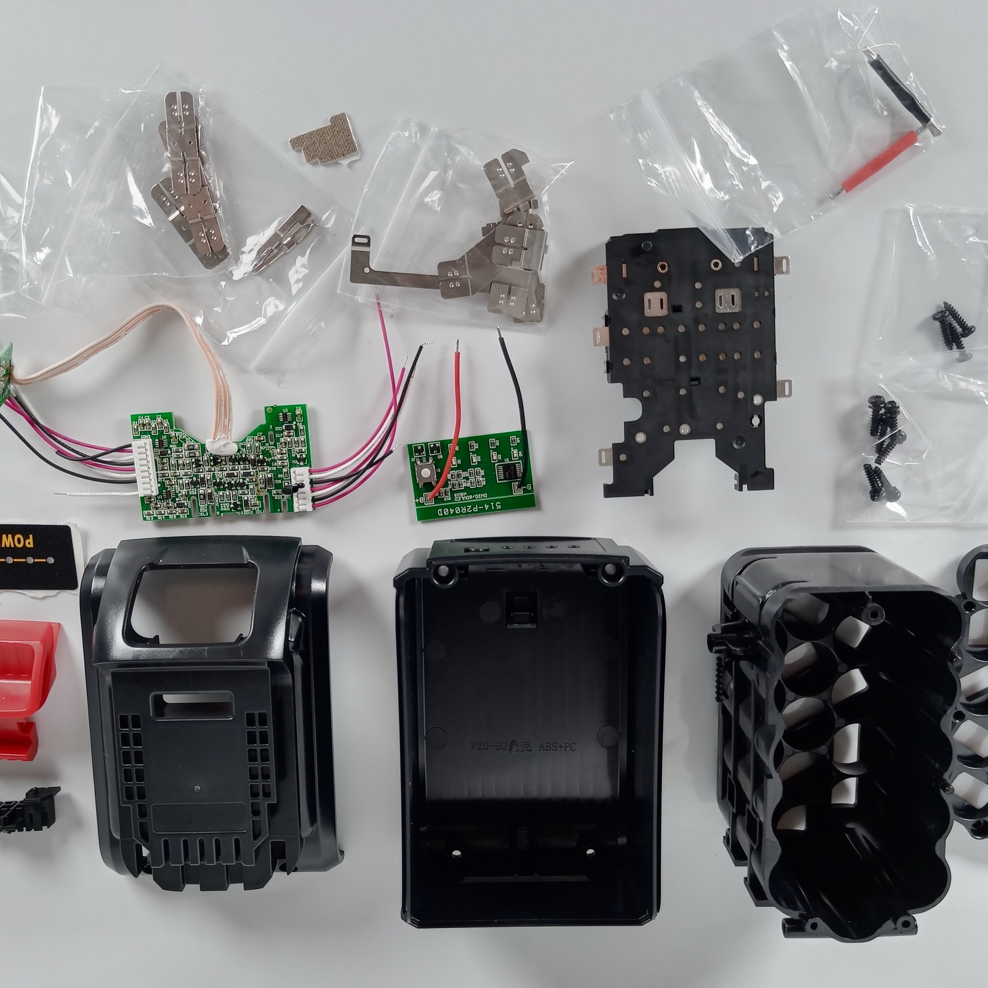 Factory Price Dewal Plastic case Plastic Housing Plastic Cover Bms 14.4V 18V 20V DCB209 DCB206 DCB208 l 9AH 8AH 6AH 21700 CELL