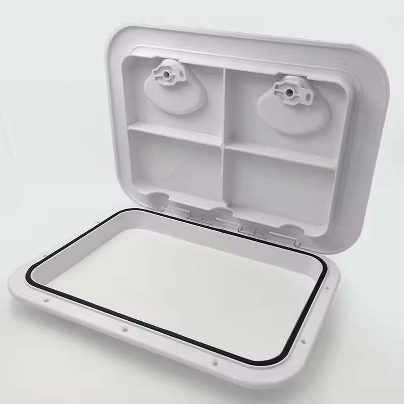 Xinxing Marine Boat Parts Hatch Deck Plate Large White Square Hatch Cover for Marine Boat