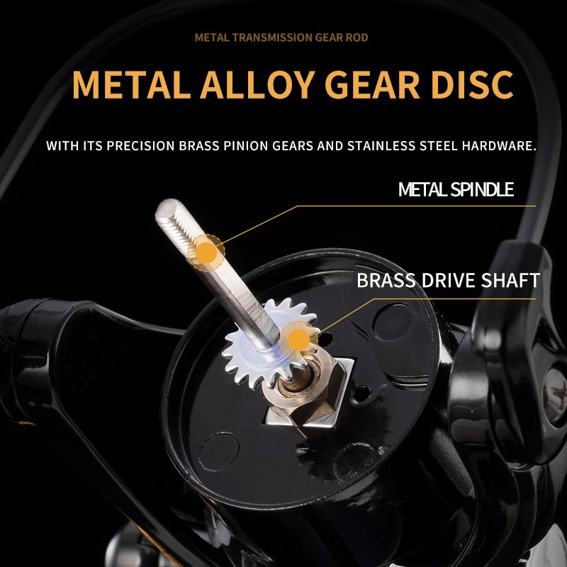 HM 5.2:1 1000 to 7000 Series Saltwater Freshwater Carp Fish Line Wheel Reel Fishing Wheel Sea Fishing Reel Spinning Fishing Reel