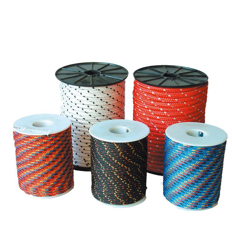 Heavy Duty Reliable Supplier Double Braid Polyester Cover Uhmwpe Rope for Wire Rope Winches