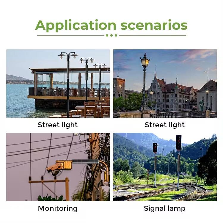 Solar Garden Street Light Solar Panel 1000 Watt 50W 100W 12V Cylindrical Solar Panel Cylinder Tube Outdoor Solar Panels