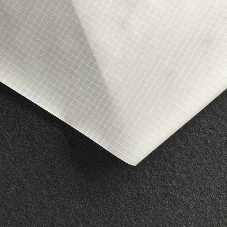 Ultra Thin Inflatable TPU Coated White 30D Nylon 66 Ripstop Fabric Airtight for Airbag