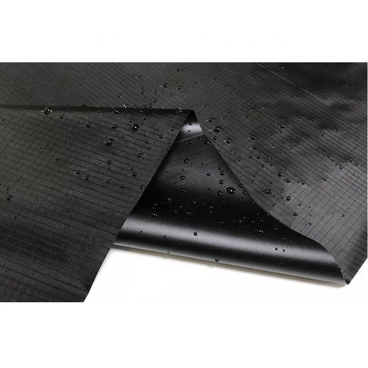 Ultra Thin Inflatable TPU Coated White 30D Nylon 66 Ripstop Fabric Airtight for Airbag