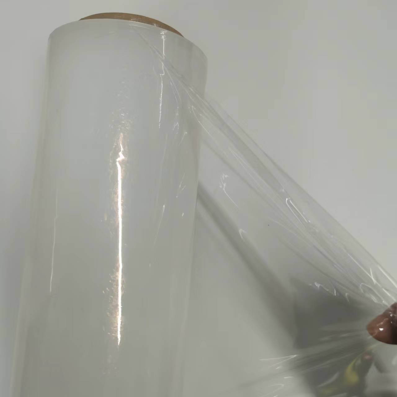 Hot Sale Good Price LLDPE Film Stretching Industrial Stretch Film Transparent Cover Transparent Pvc Sheet Soft Packaging Film