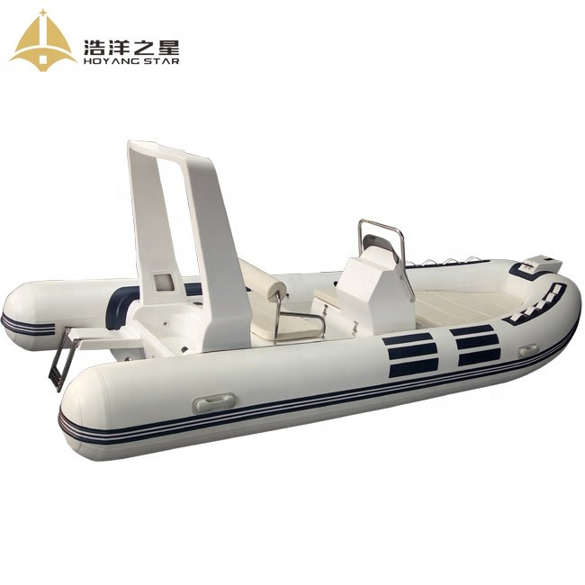Rib480 Luxury Rib Boats Yacht Hypalon High Speed Rib Boat with Console
