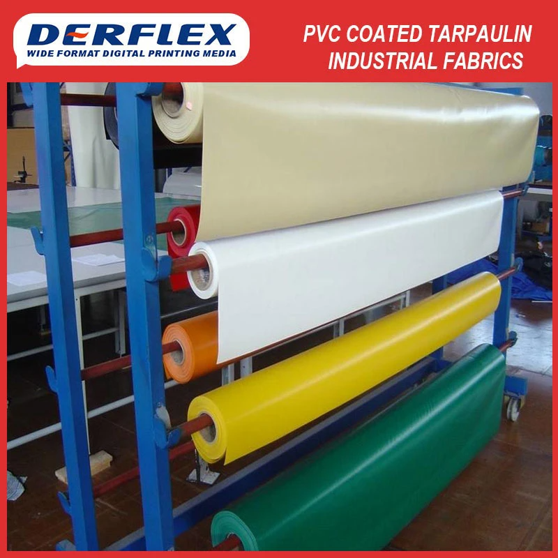 Marine-Grade 900GSM PVC Tarpaulin Heavy-Duty Waterproof Anti-Static Coated Woven for Boats Outdoor Tents Industrial Protection