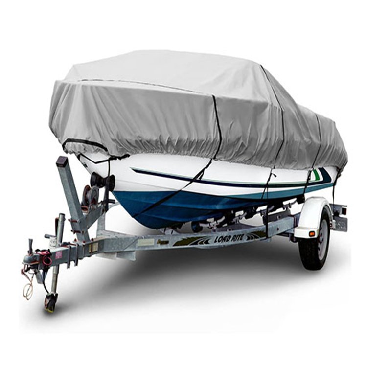 Custom 210D 300D 420D Boat Cover Waterproof and UV Resistant Protection Pontoons Boat Cover
