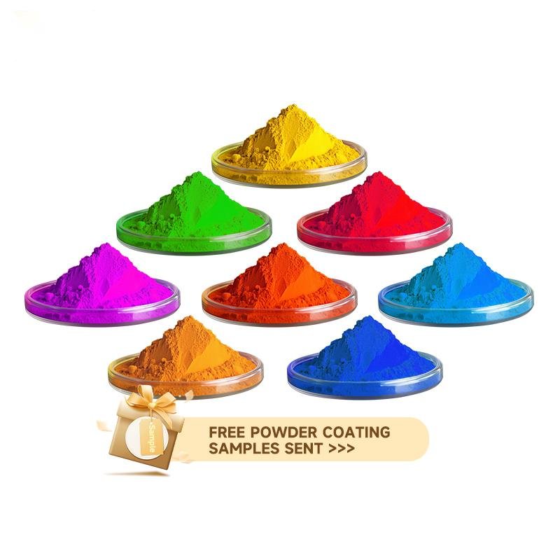 Manufacturer Supply EP3910 Blue Color Powder Coating Automotive Paint Epoxy Polyester Powder Coating