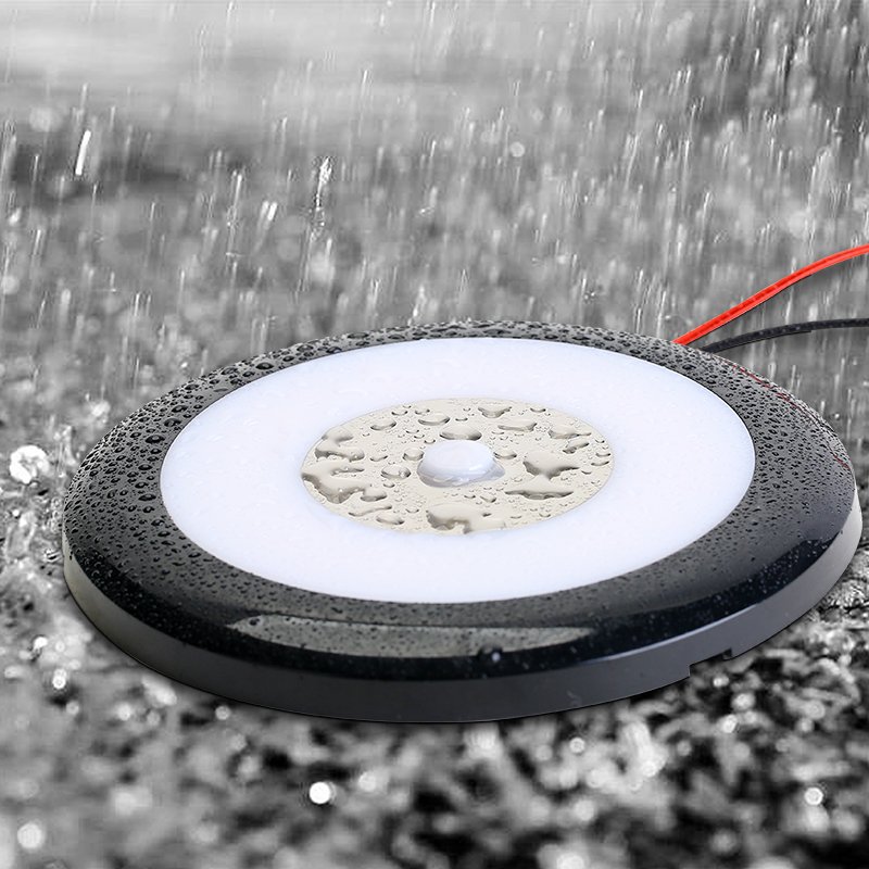 Dual Color Optional Frosted Cover DC10-30V Waterproof Dome Light Camping RV Interior Lights Ceiling Lamp for Interior RV/Van