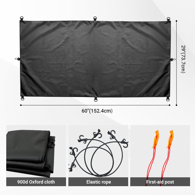STARRYHEART 600D/900D Polyester Boat Cover Kayak Front Seat Cover Kayak Cockpit Cover