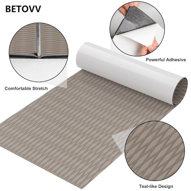 Betovv Anti UV Non Slip Factory Wholesale Dark Grey EVA Foam Boat Deck Covering Marine Supplies