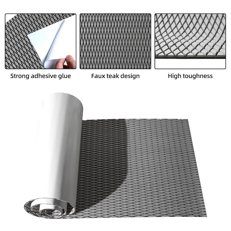 Betovv Anti UV Non Slip Factory Wholesale Dark Grey EVA Foam Boat Deck Covering Marine Supplies