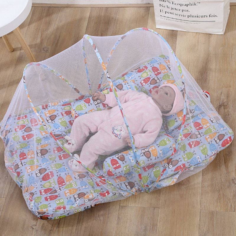 Baby Mosquito Net Bed Tent Kids Portable Folding Crib Cover Breathable Foldable