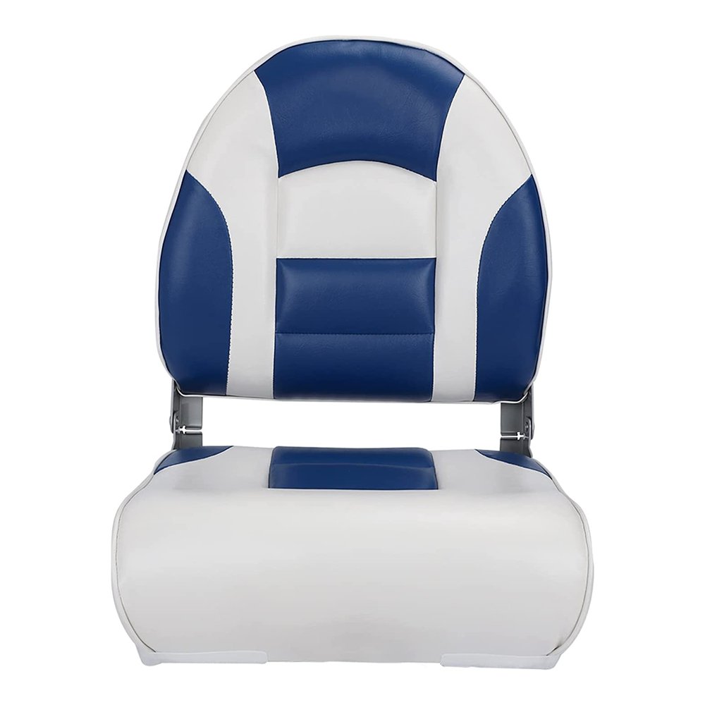 Manufacturer Low Price Bass Boat Seat Fold High Back Jet Boat Chair Marine Seats Waterproof Speed Pontoon Boat Seat for Fishing