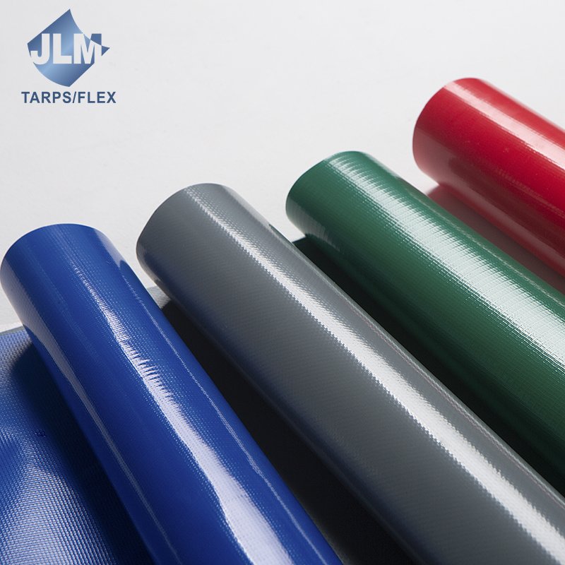 700gsm Tensile Waterproof PVC Coated Polyester Tarpaulin Fabric PVC Tarpaulin Roll