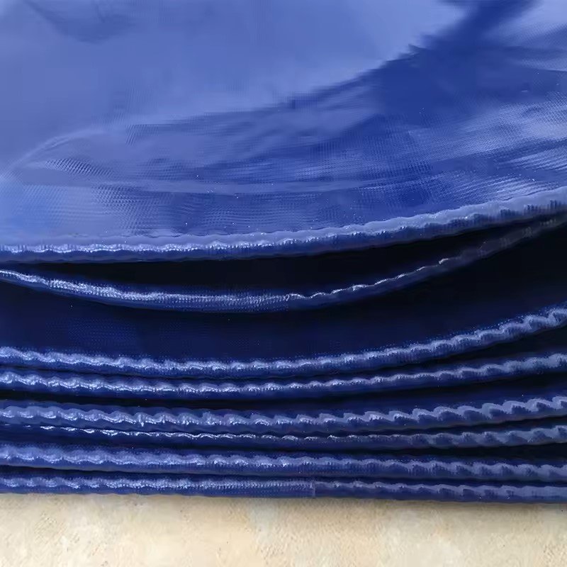 High Quality Customized PVC Tarpaulin Cover Heavy Duty Blue Waterproof Woven Fabric Truck Car Boat Tent to Export Standards