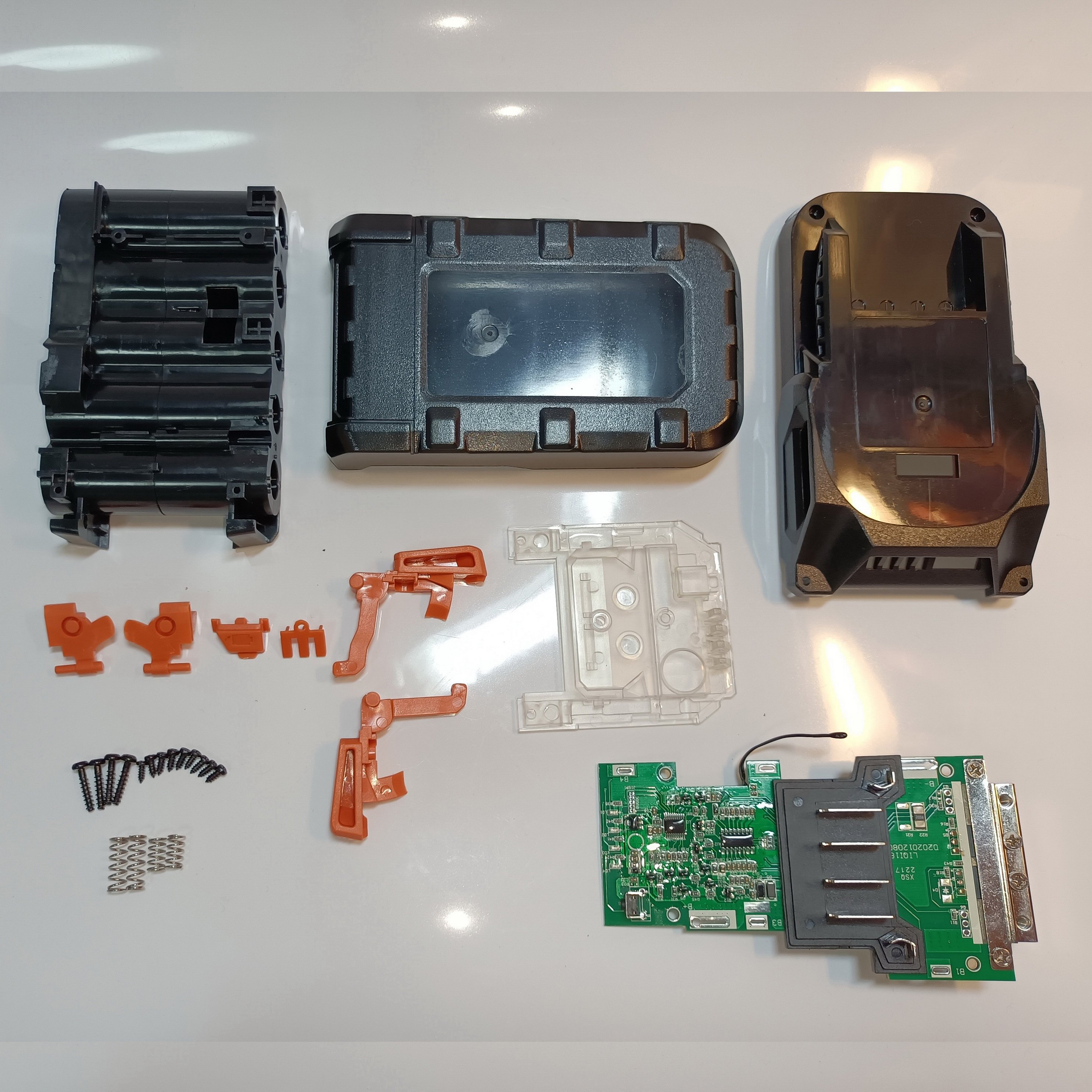 Factory Price AEG RIGID 18v 4.0ah L1815R 5 Cells 21700 Plastic case Plastic Housing Plastic Cover Bms 6.0AH L1830R L1240 L1215