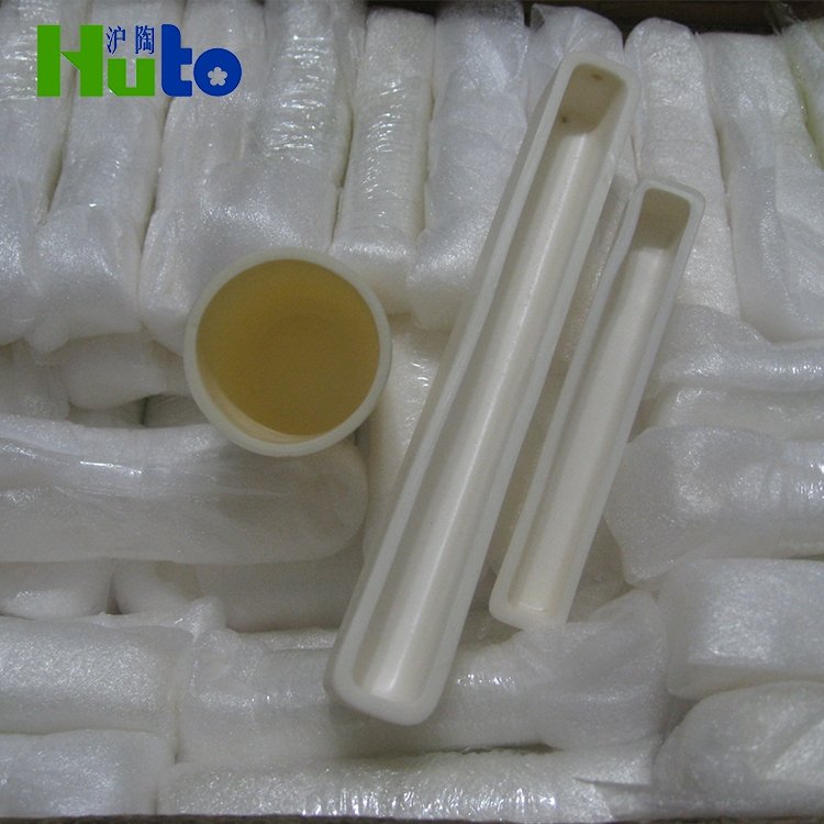 100ml With Cover Lid Boat Alumina Al2o3 Crucibles Alumina Boat