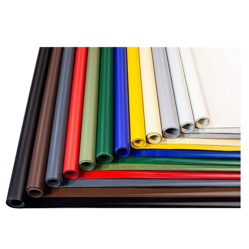 500gsm 610gsm 650gsm High Quality Tear Resistant Pvc Vinyl Tarpaulin Tarp Fabric for Poultry House Side Curtain Truck Cover