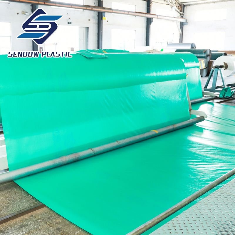Large Heavy-Duty Blue PE Tarpaulin Multi-Purpose Waterproof Protective Cover with Grommets for Home Boats Cars Camping