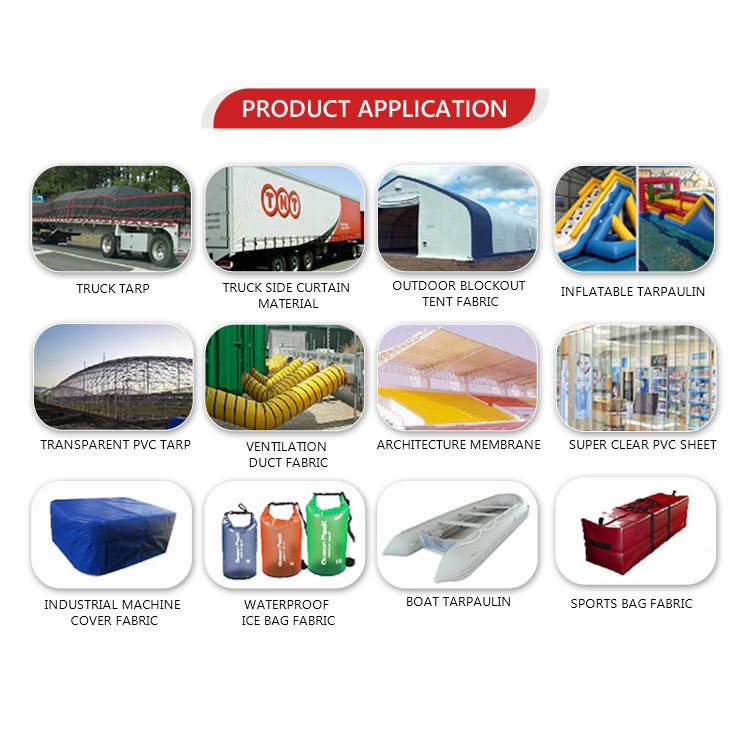 Waterproof PVC Coated Textile 1000D Polyester Fabric for Inflatable Rescue Boat Kayaks Fishing Raft