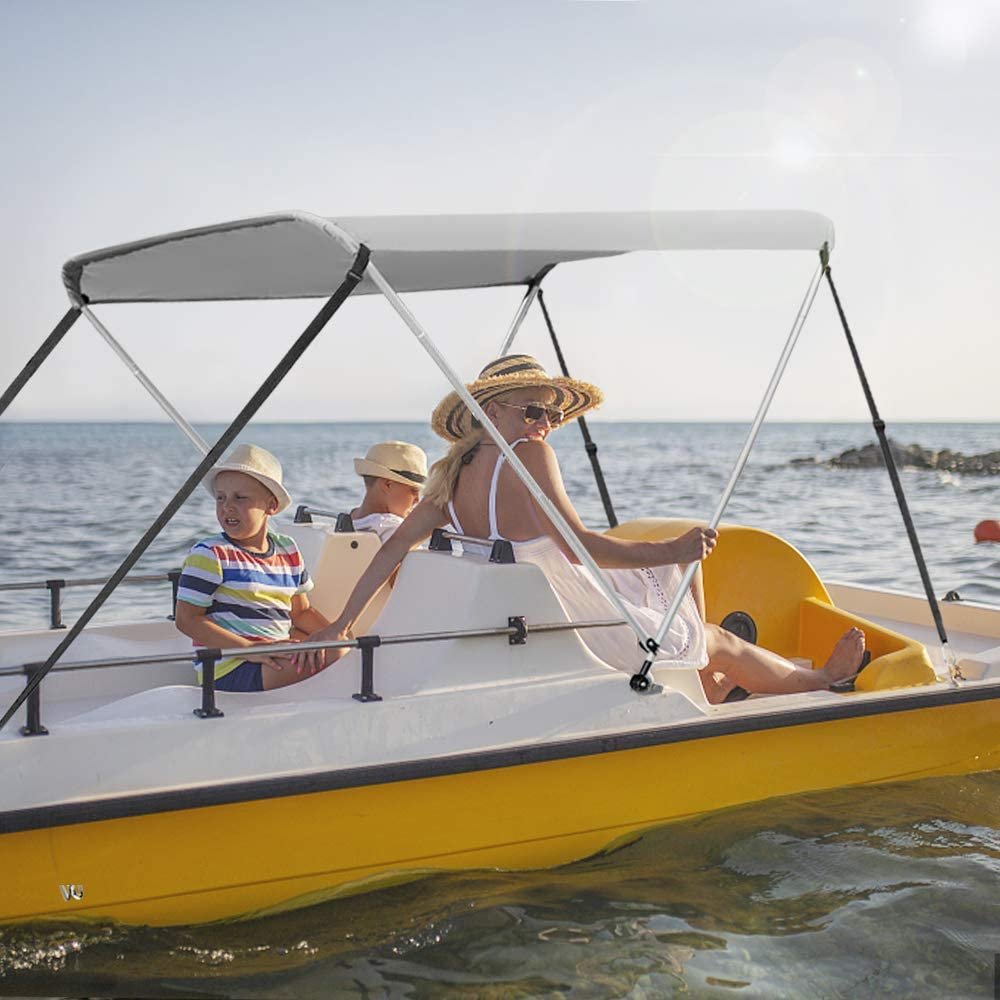 Waterproof Bimini Top Sunshade Plastic Inflatable Boat Cover and Accessories for Kayak Diver Steel Hull Material