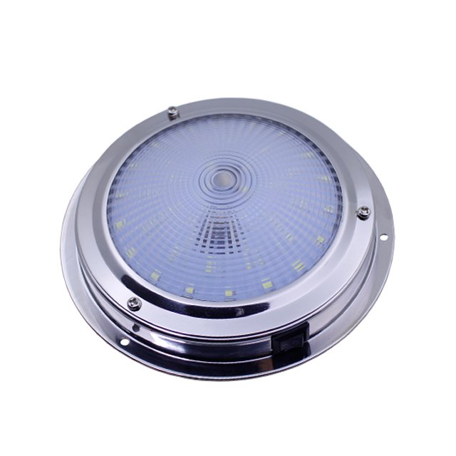 High Quality 316 Stainless Steel Marine Boat Yacht Lighting Lamp Ceiling Dome LED Light