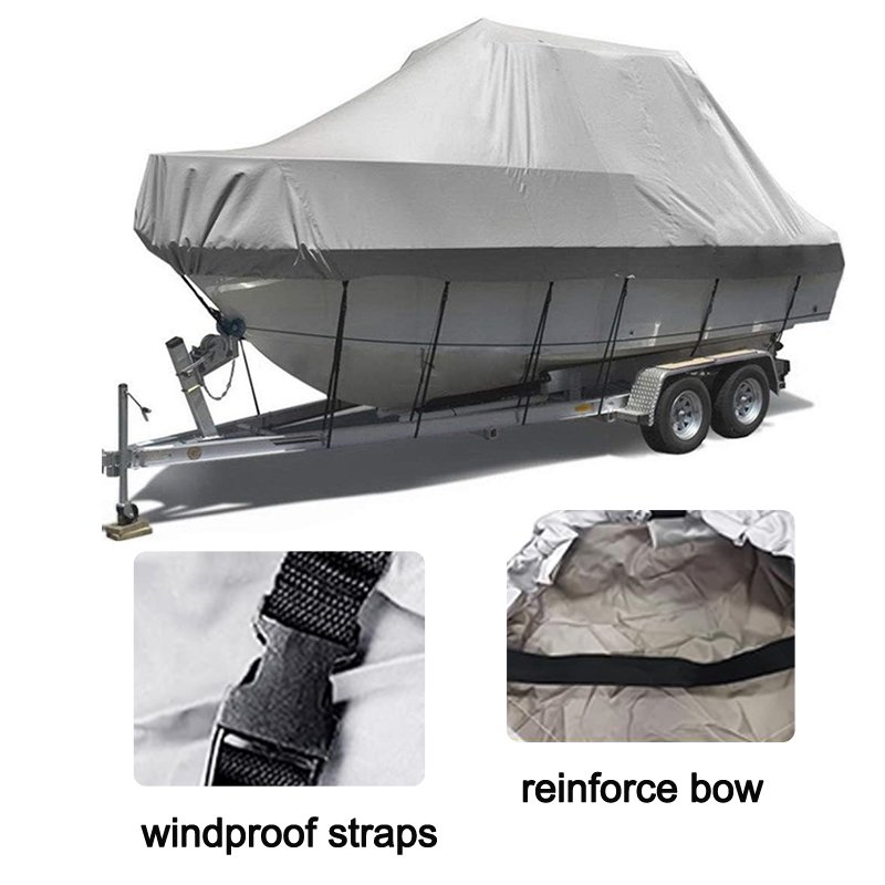 Factory Customized logo High Quality Boat Cover Waterproof All Weather UV Resistant Universal Boat Cover