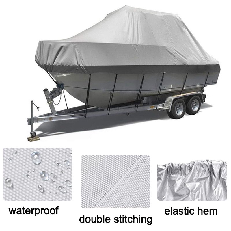 Factory Customized logo High Quality Boat Cover Waterproof All Weather UV Resistant Universal Boat Cover