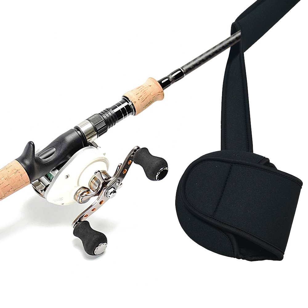 Private Label Fishing Accessories Casting Pole Cover Protective Bag Neoprene Fishing Rod Cover Sleeve Socks with Reel Cover