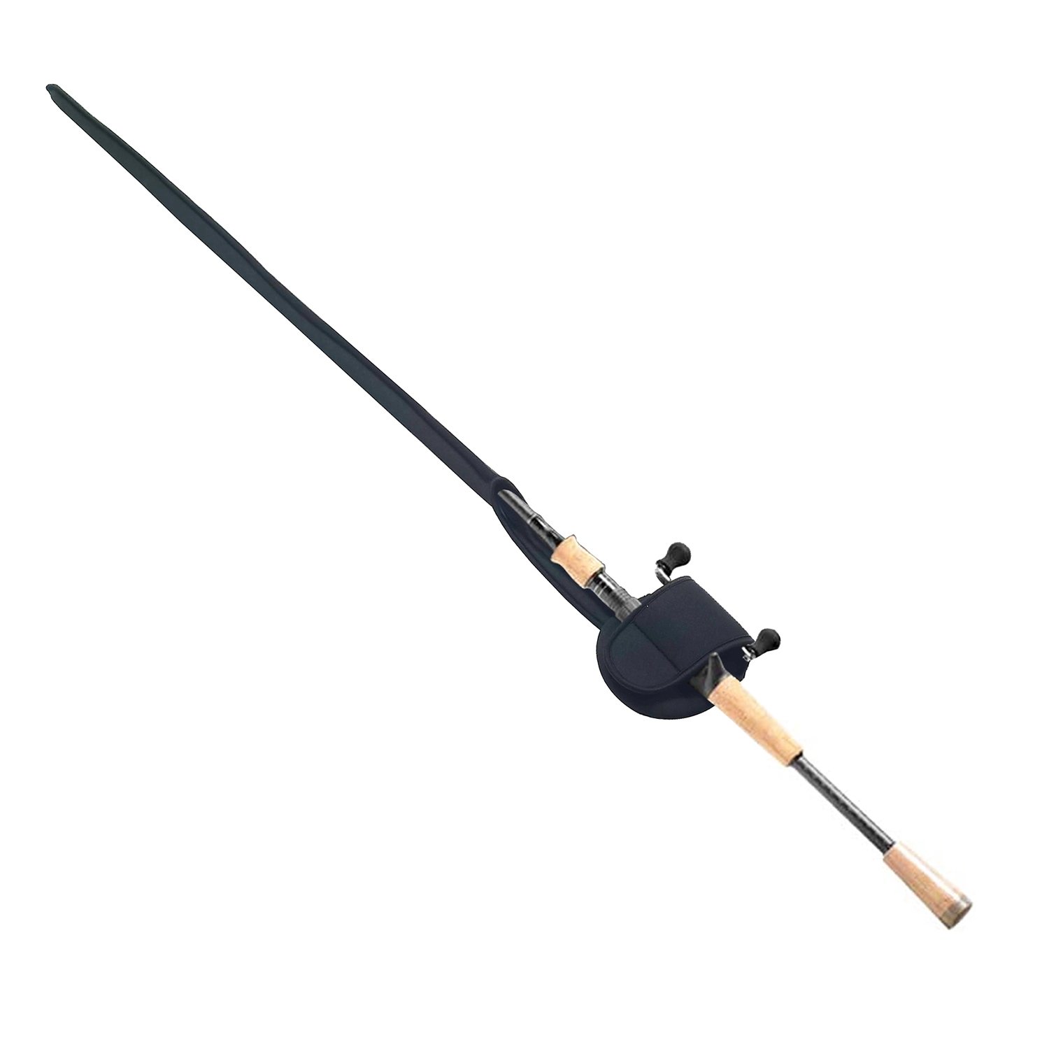 Private Label Fishing Accessories Casting Pole Cover Protective Bag Neoprene Fishing Rod Cover Sleeve Socks with Reel Cover
