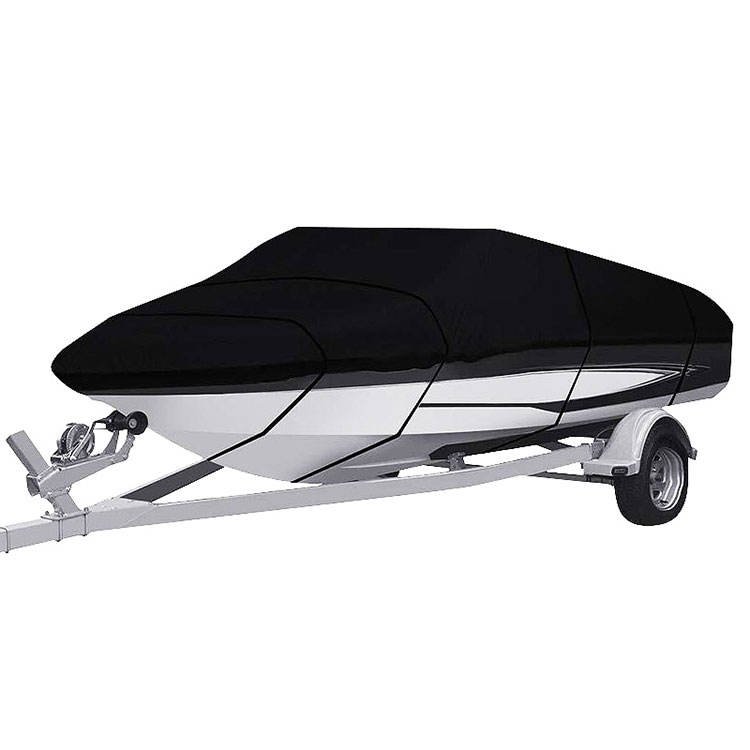 Custom Wholesale Waterproof Oxford 600D 210D 300D 420D Full Size Trailerable Center Yacht Boat Cover